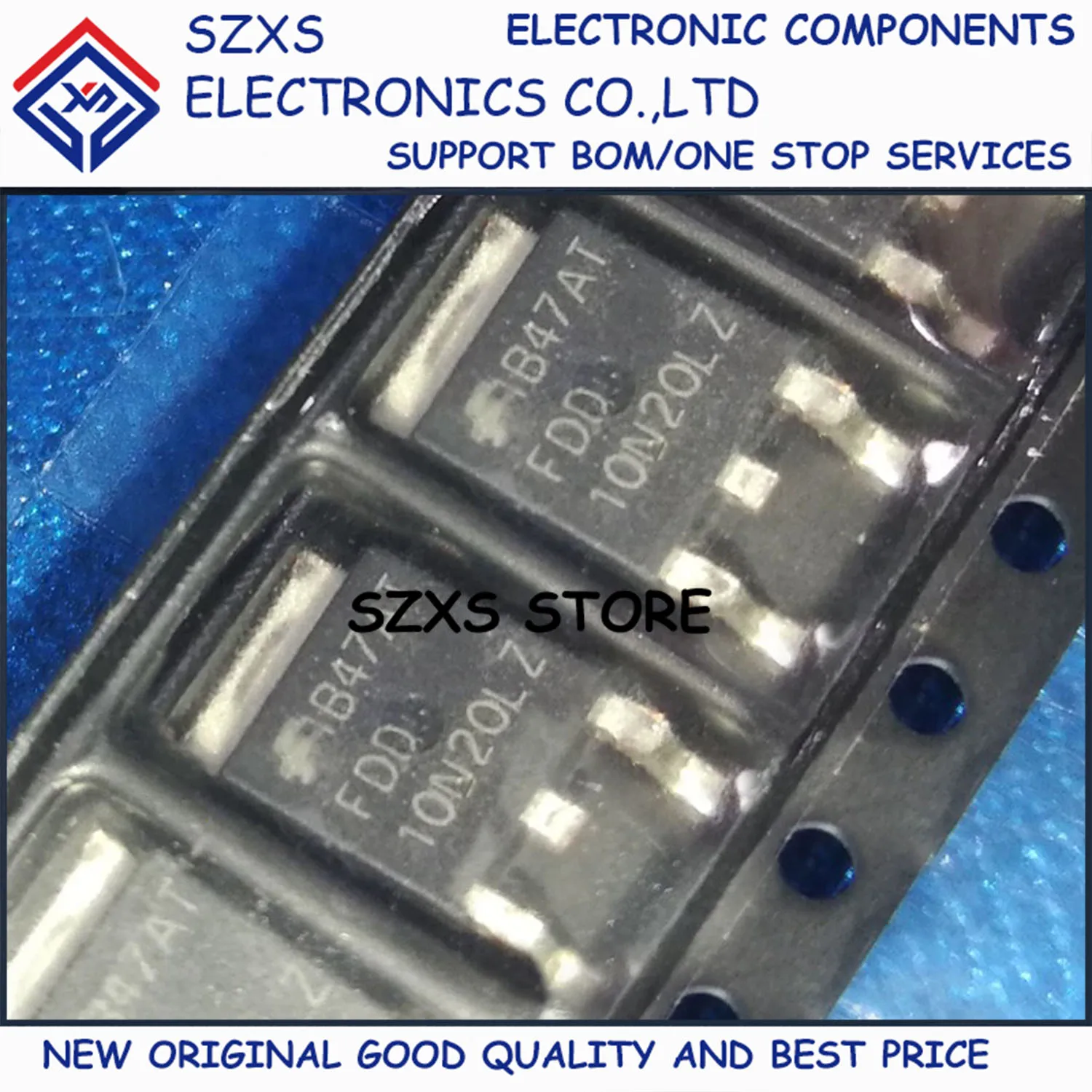 

New Original 20Pcs FDD10N20LZ FDD10N20LZTM TO-252 200V 7.6A Field Effect Transistor In Stock Electronic Components Good Quality