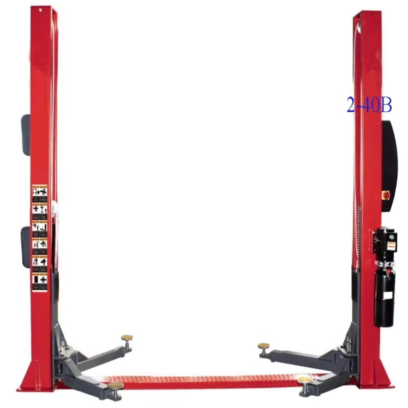 Gantry Lift 4000kg Two Column Car Lift 2-Post Hoist Automotive Hydraulic Lift Platform Two Column Lift Frame Auto Repair