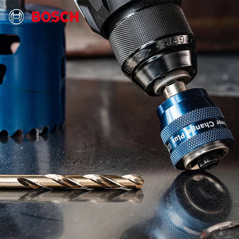 Bosch EXPERT HSS-Co Quick Change Pilot Drill Bit, Hex Shank 7.15mm, 45mm Working Length, Fits PC Plus Holesaw Mandrel
