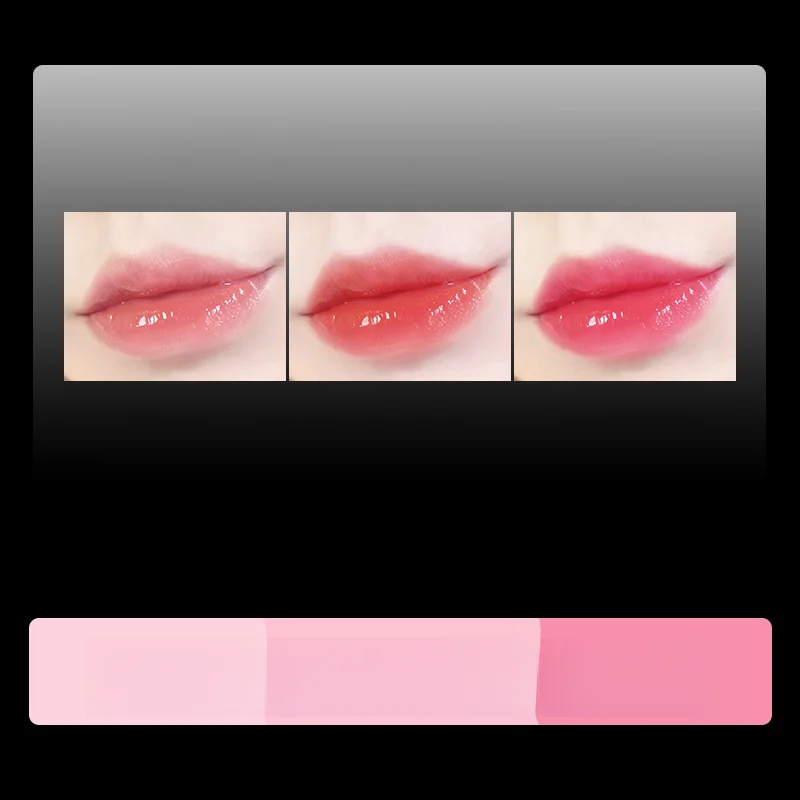 Flower Jelly Lip Balm Gold Foil Lipstick Moisturizing Temperature Color Changing Lipstick Lip Care Waterproof Long Lasting