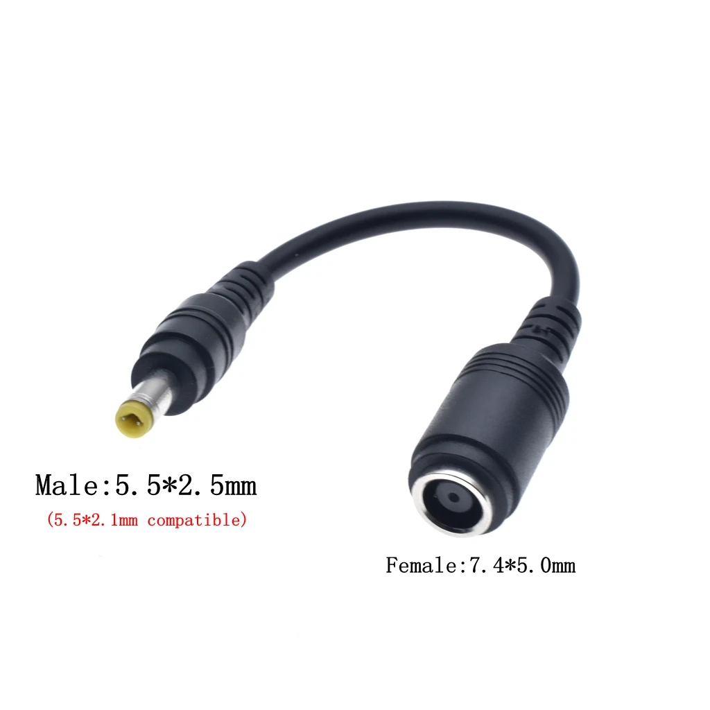 Zasilacz prądu stałego konwerter kabel łączący przewód 7.4*5.0mm wtyczka żeńska do 7.4x5.0mm 5.5x2.5mm 4.8x1.7mm 4.5x3.0mm męski — zdjęcie 4