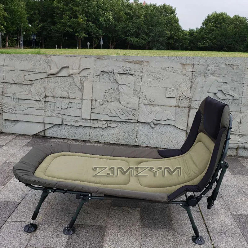 سرير قابل للطي كرسي مكتب واحد منزلي للتخييم سرير قيلولة محمول تصميم بسيط لفراوح الغداء، كرسي صالة #1