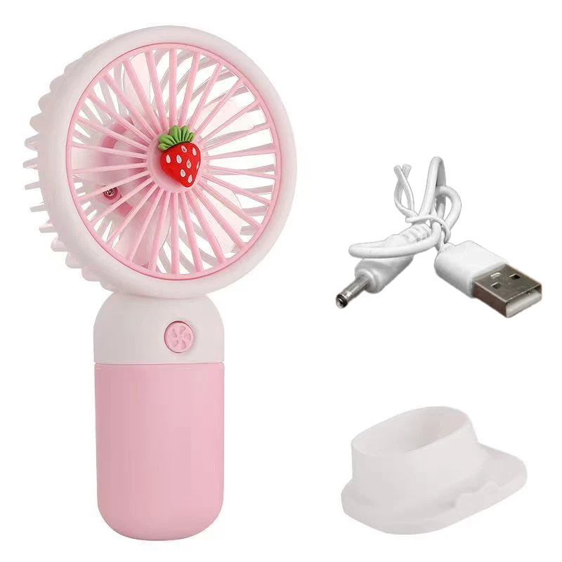 Mini Portable Fans Handheld USB Rechargeable Mobile Phone Holder Fan Air Cooler Outdoor Travel Hand Fans Cooling Fan