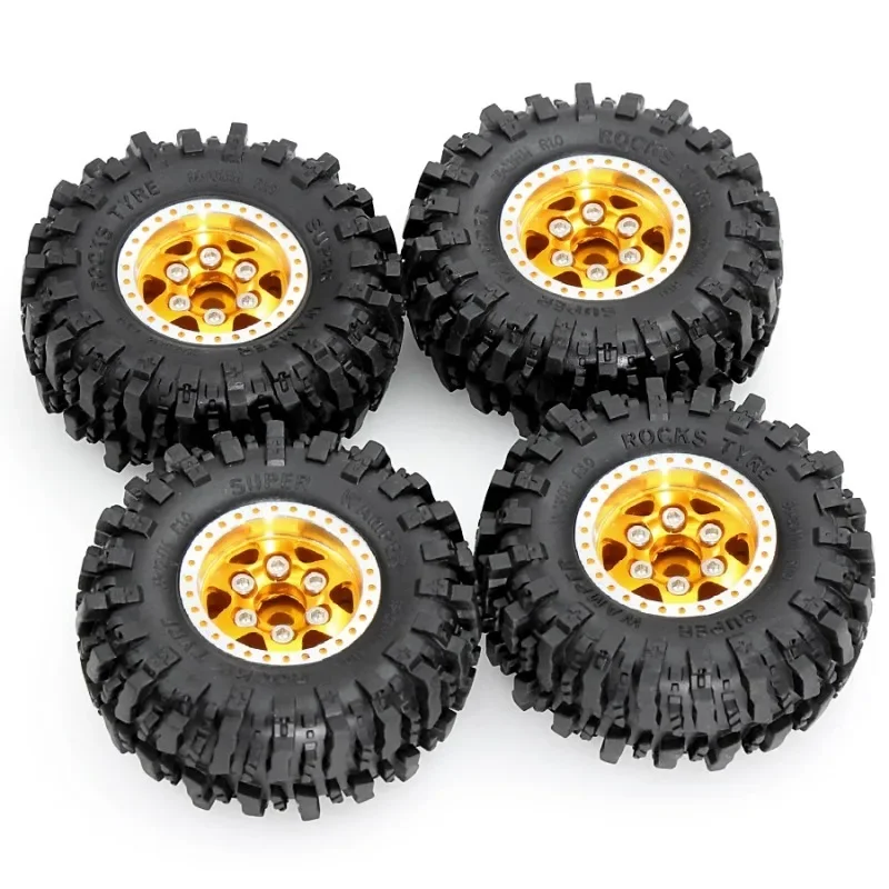RS Red Spider 1/24 Crawler Tire dla SCX24 FCX24 FMS R245 Model 7mm Hex Lightweight Design 4PCS (tylko opony/dostępne zestawy kół)
