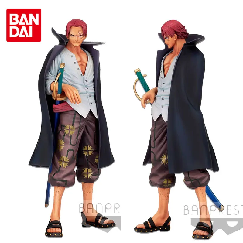 

Bandai Original ONE PIECE Red Hair Shanks Four Emperors Anime Action Figures Toys for Boys Girls Kids Gift