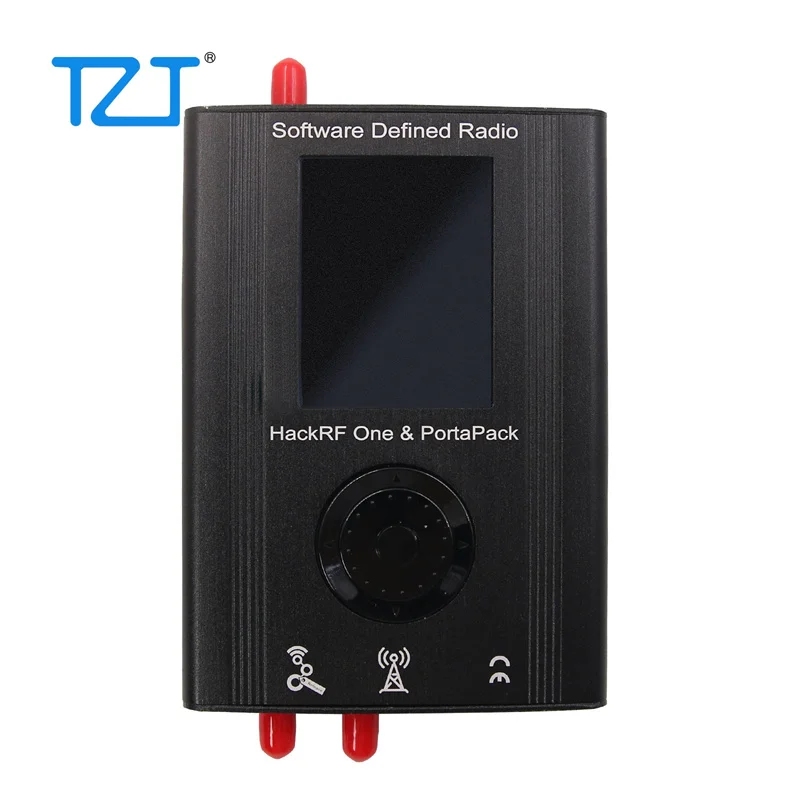 TZT PortaPack + HackRF One SDR + metalowa obudowa + 10M 0.5ppm TXCO + zestaw oprogramowania układowego spustoszenia