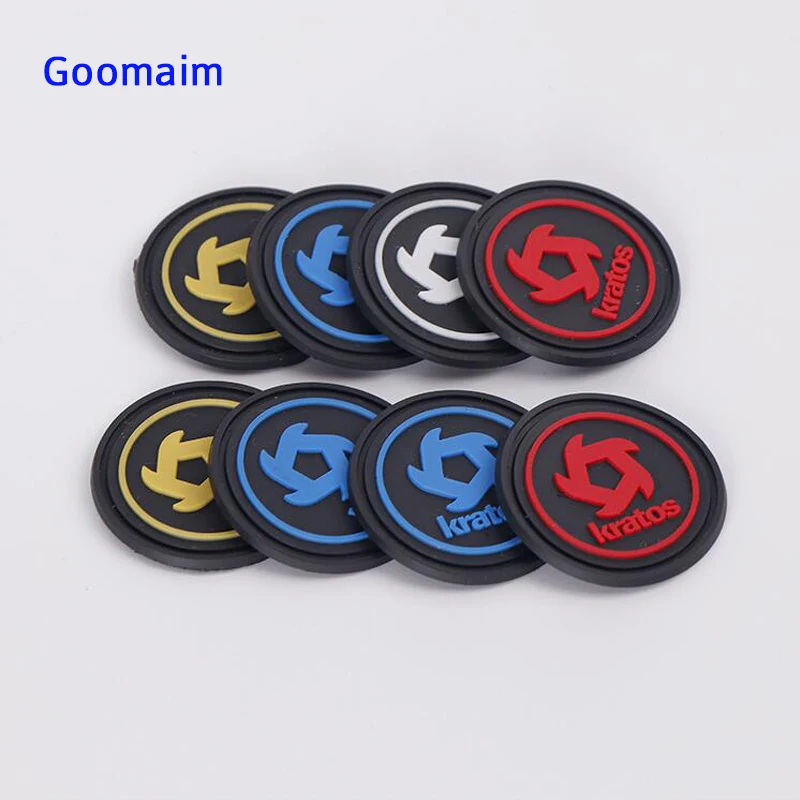 Customized Clothes Silicone Patches LOGO Fashion Personal PVC Labels With Velcro Custom Sewing   Plastic Tags