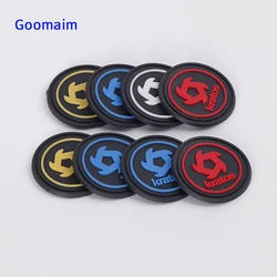 Customized Clothes Silicone Patches LOGO Fashion Personal PVC Labels With Velcro Custom Sewing   Plastic Tags