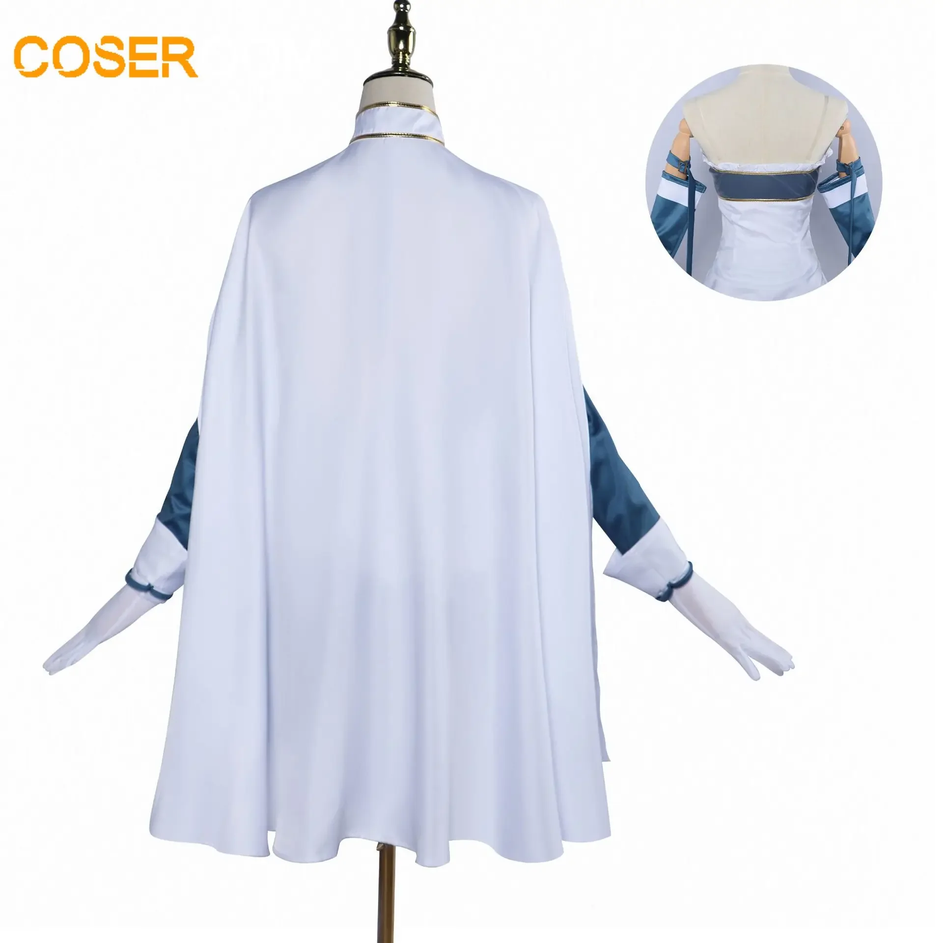 أزياء أنيمي Puella Magi Madoka Magica Miki Sayaka التأثيرية أزياء باروكات بدلة موحدة لحفلات الهالوين ملابس لعب الأدوار #4