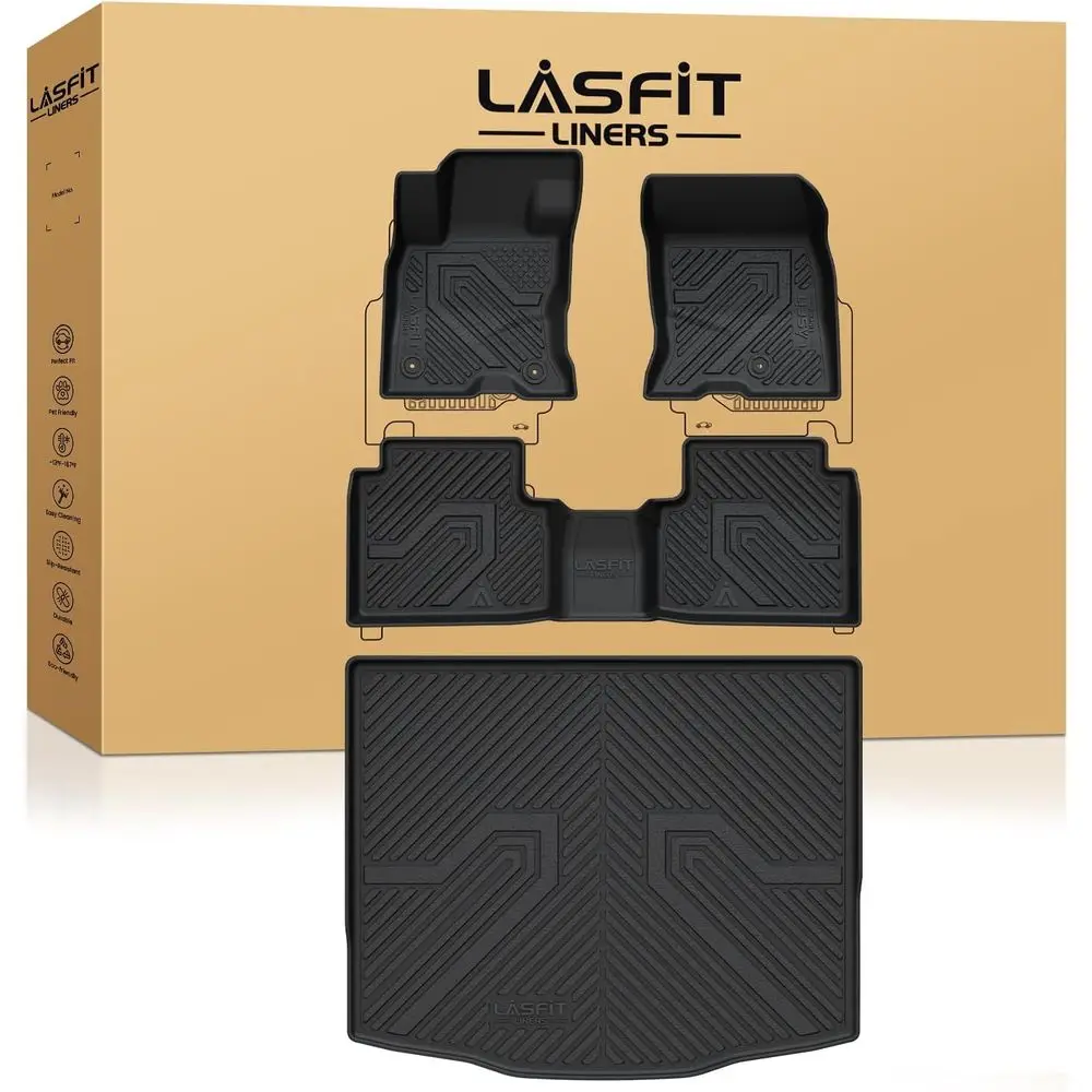 

Mats and Cargo Liner for Ford Escape Hybrid 2020-2025 2026(NOT for Models) All Weather Protector TPE Custom Fit Car Flo