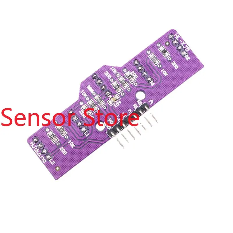 5PCS Sensor 5-way Grayscale Intelligent Car Black, White, And Red Line Recognition Light Inspection Module