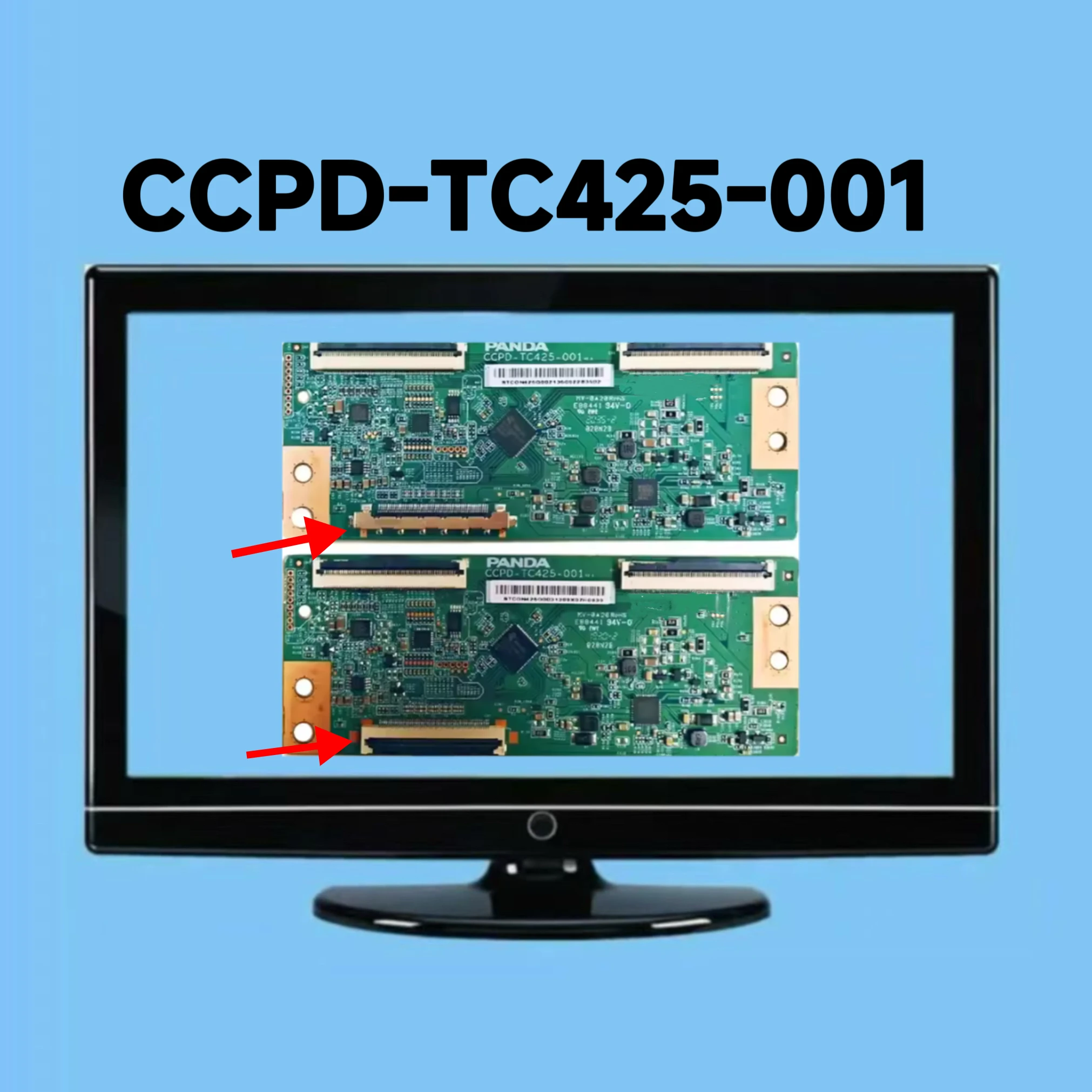 NUEVA Tarjeta Lógica Original CCPD-TC425-001, Tarjeta Tcon para Televisor Panda de 43 Pulgadas