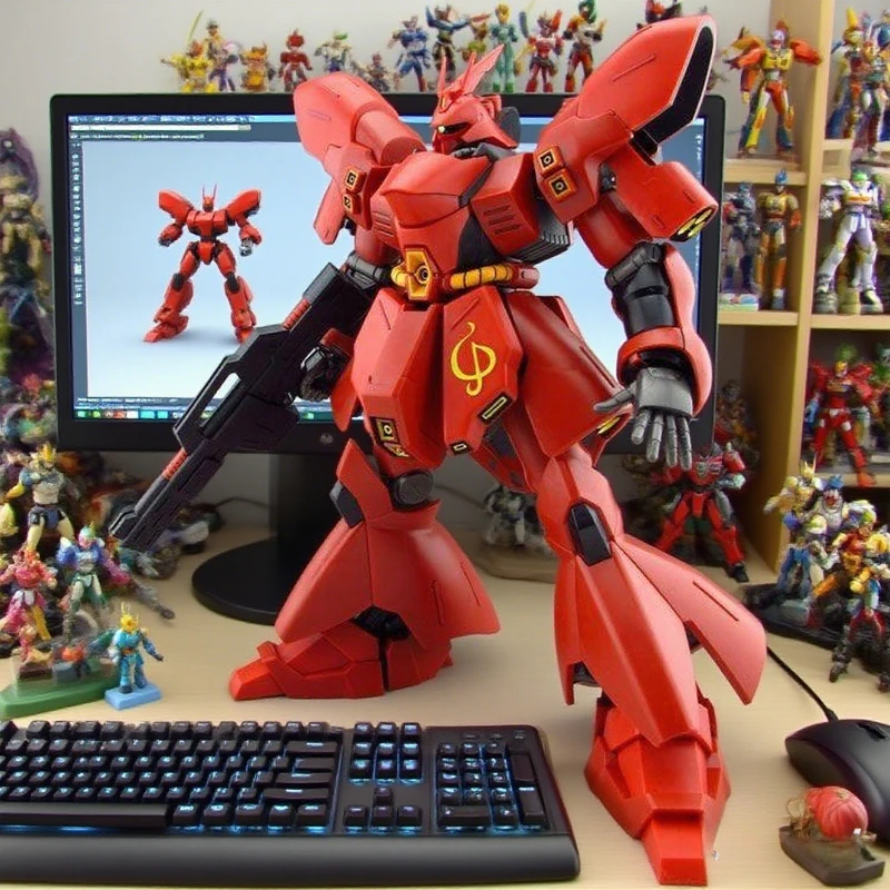 

[In Stock] Bandai HG HGUC 088 1/144 Sazabi MSN-04 GUNDAM Action Assembly Model