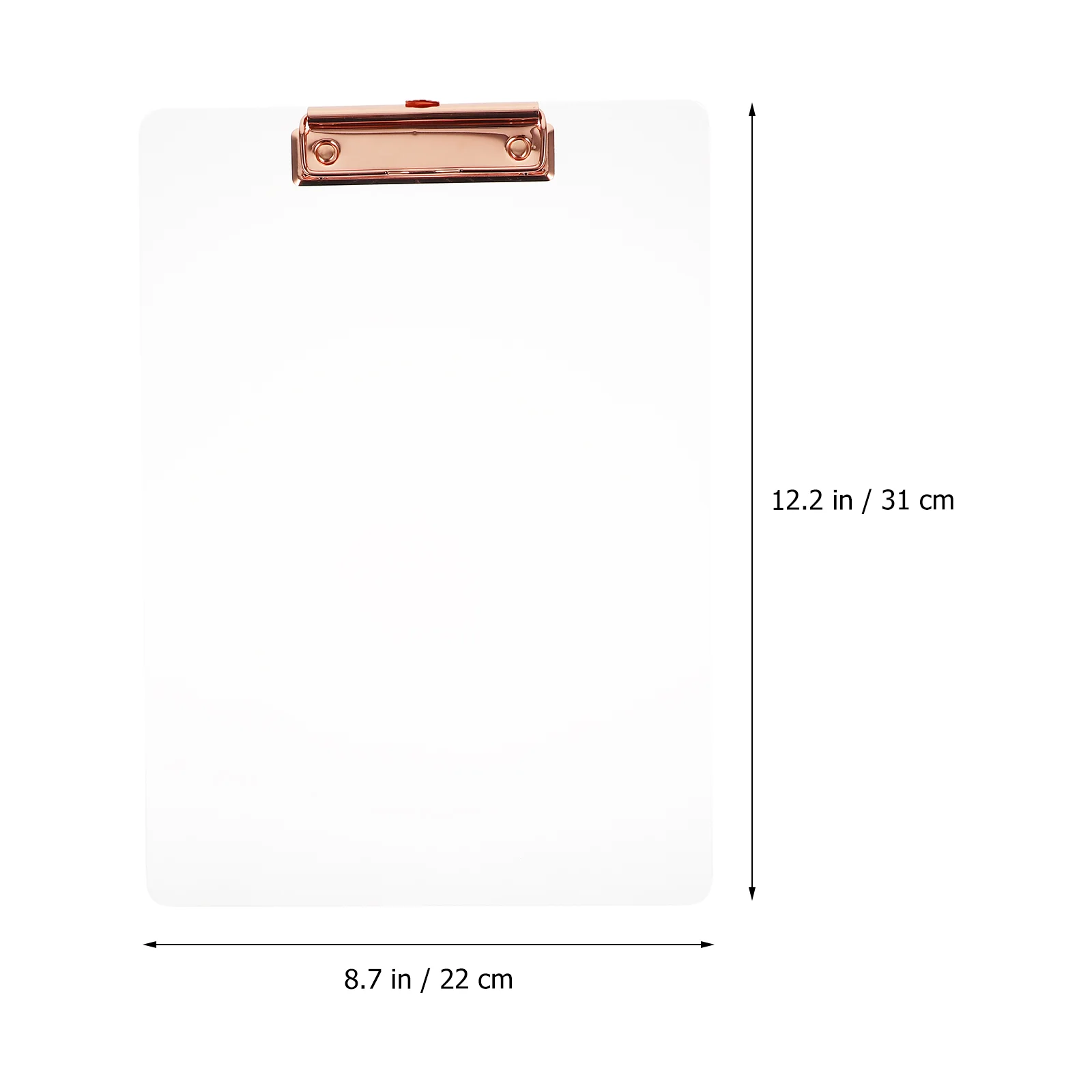 Transparent Board Clip Writing Support Clipboard Document Storage Multi-function Office Acrylic Metal Portable A4 Student