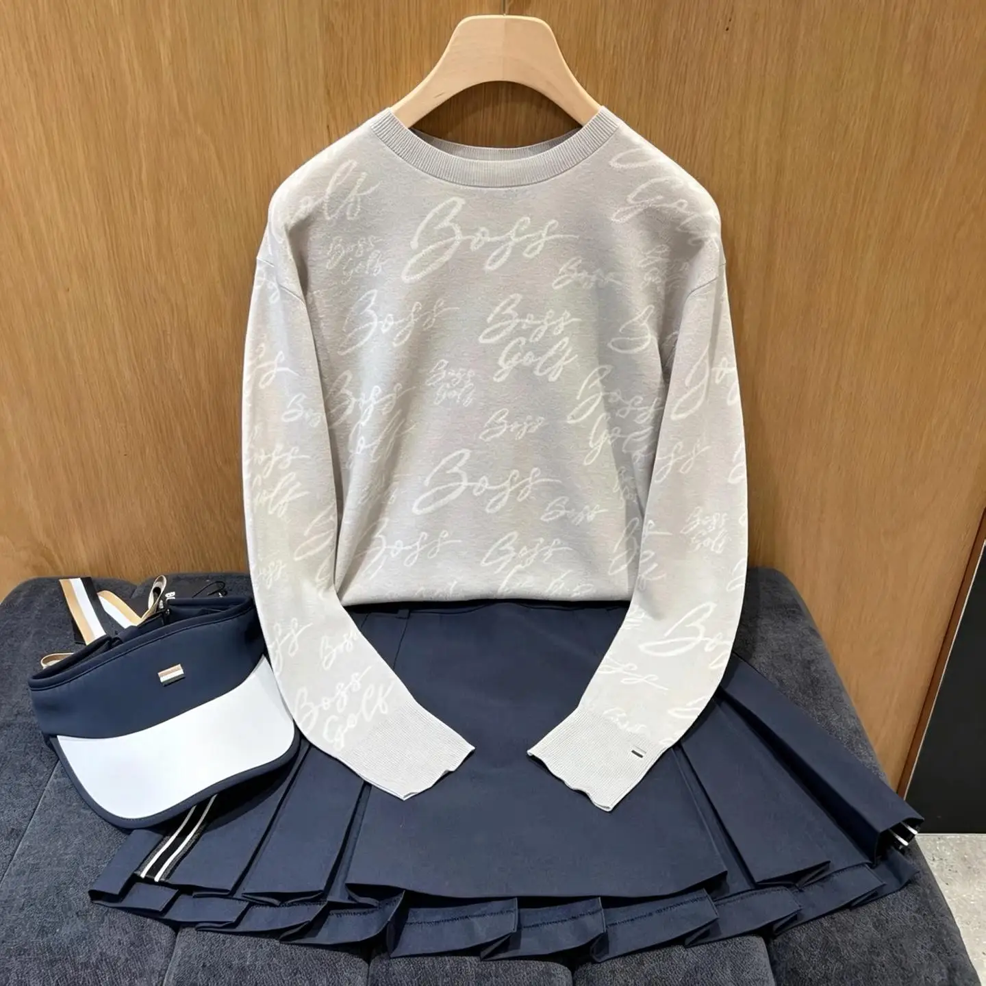 2026 Ladies Early Fall Golf Knitted Sweater Soft Cozy Skin‑Friendly Female Golf Pullover Top Daily Sports Golf Apparel