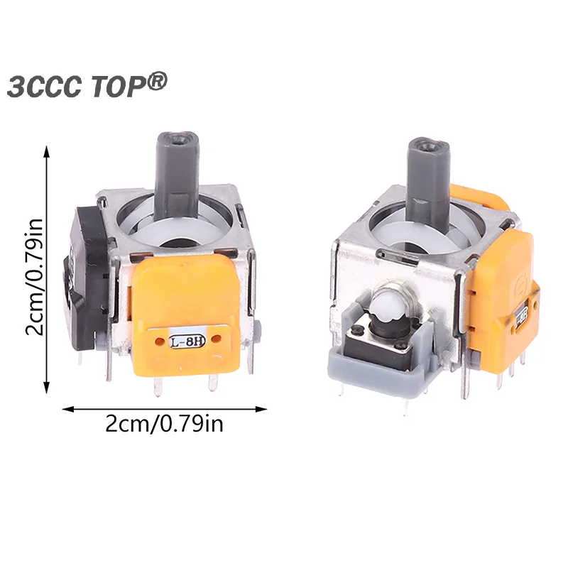 1PCS New 3D Analog Stick Sensor Module For PS4 050 055 030 040 Controller Hall Effect Joystick For PS5 Xbox One No Drift