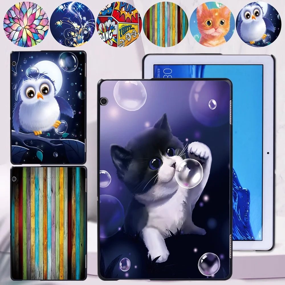 

Case for Huawei MediaPad M5 Lite 10.1" /T3 8.0/T3 10 9.6"/T5 10 10.1"/M5 10.8" Anti-fall Hard Shell Tablet Slim Back Cover