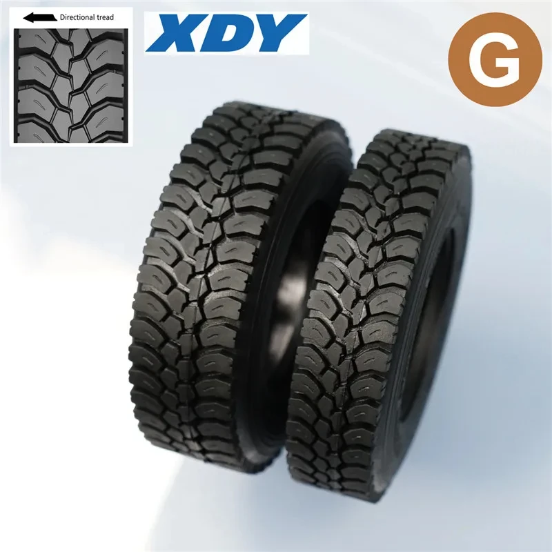 2 PCS Model RC Tire High Quality Rubber Tyre For Tamiya 1/14 RC Tractor Truck For Michelin Toy Truck Semi-trailer RC Toy Truck