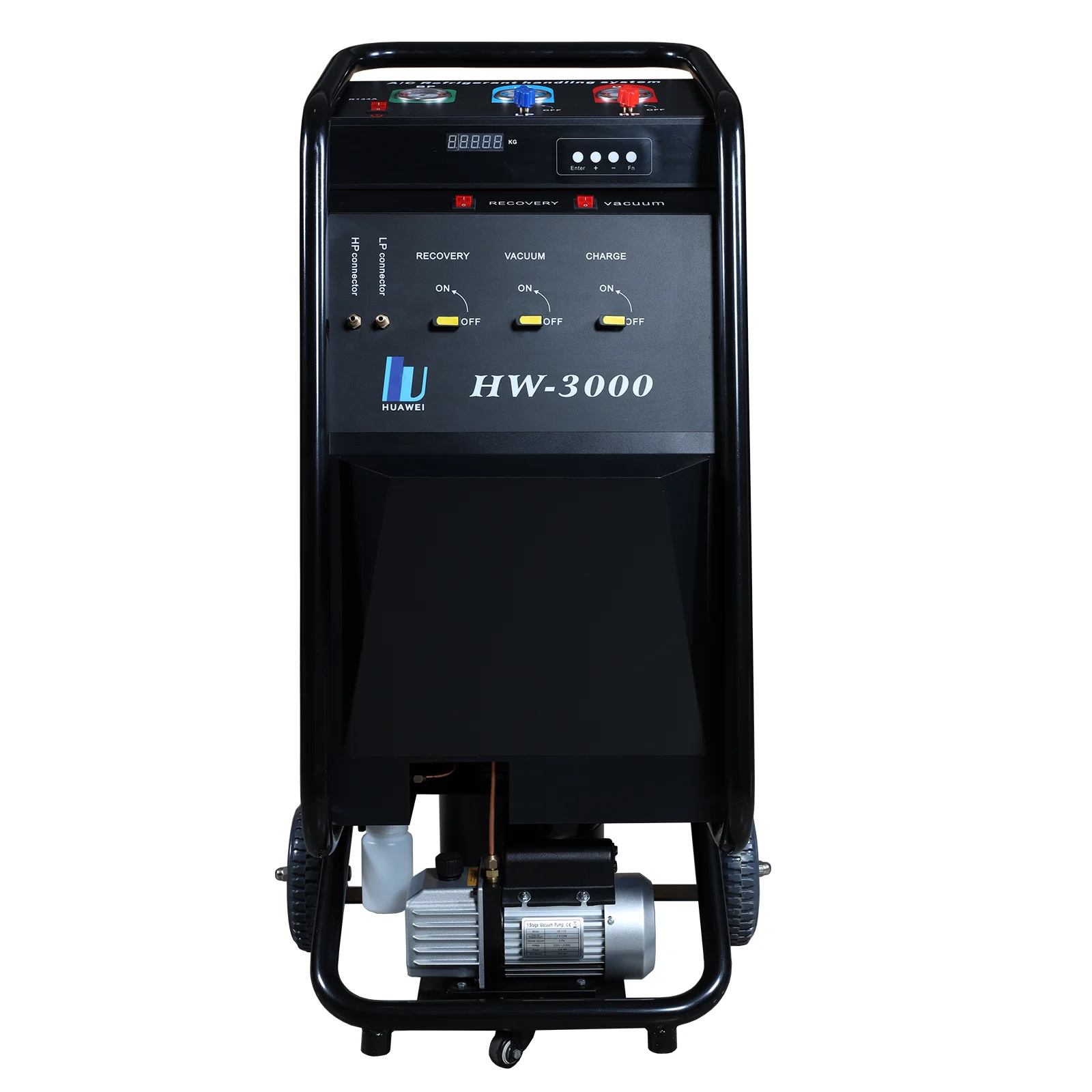 New HW-3000 Cheap Car air Conditioner Refrigerant Gas Refilling Machine / R134a Refrigerant Gas Recycle and Refill Machine