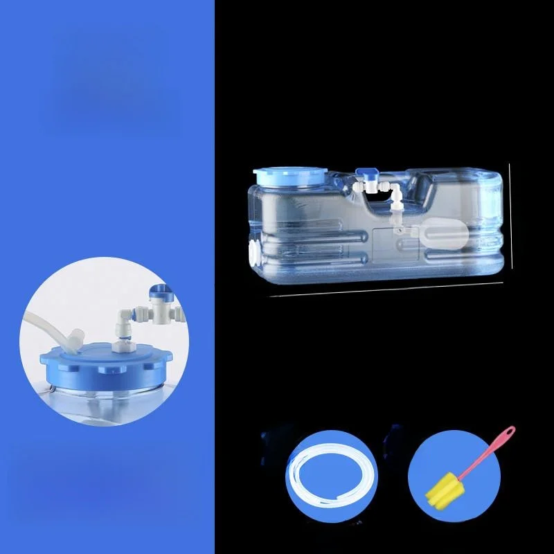 

Food ade Pure Water Dispenser with Float Ball Auatic Fill Square Barrel Cam Travel Drinking Water Storage Buet