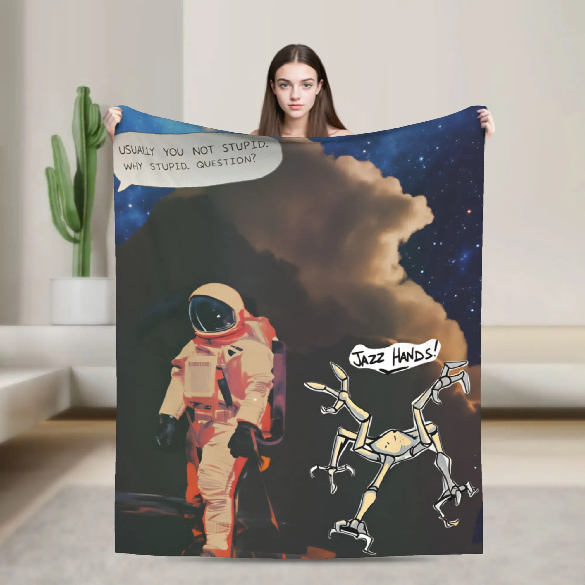 Project Hail Mary Soft Blanket  Picnic Plush Throw Blanket Pattern Home Decor Flannel Bedspread Sofa Bed Cover