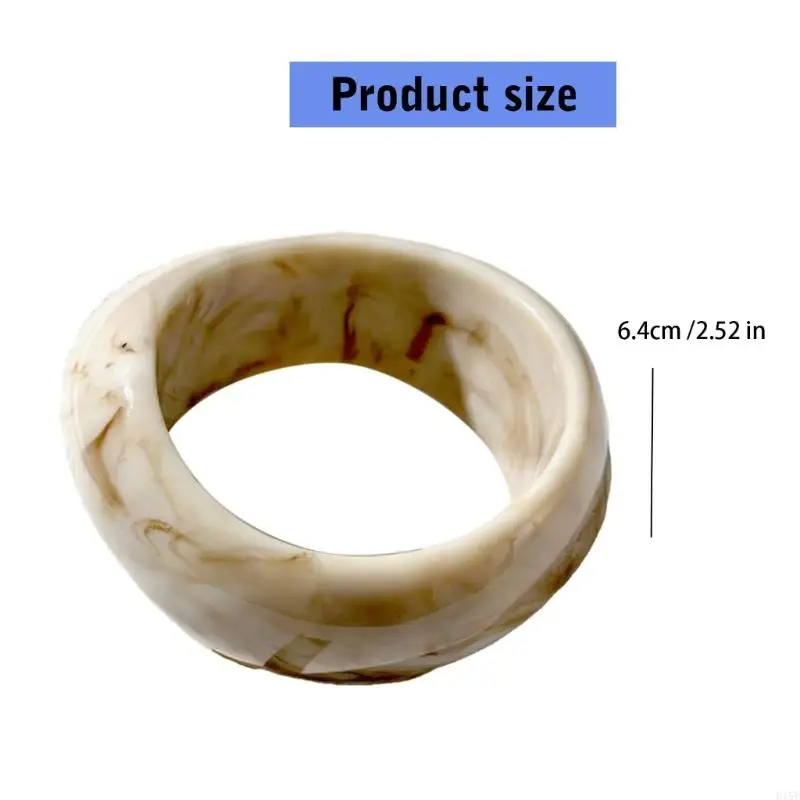 E15E OMBRES Brown Handcraft Rase Bangle Craftsmanship Pieces