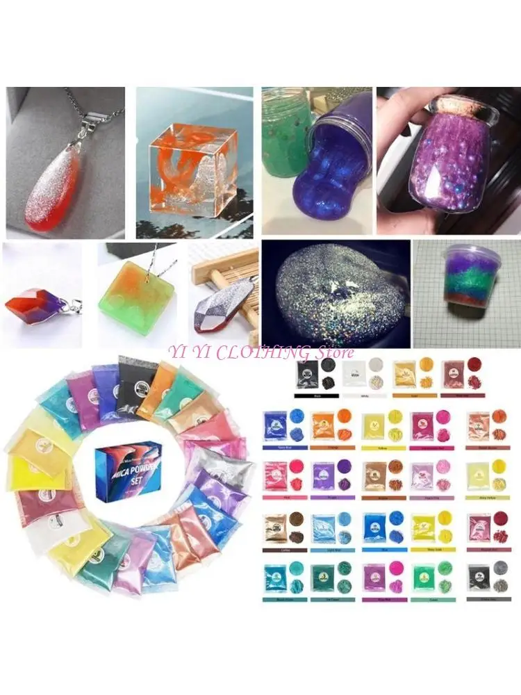 

N5KF Pearl Pigment for Bath Soap Soy Wax Making Dyes DIY Jewelry Crafts Tools