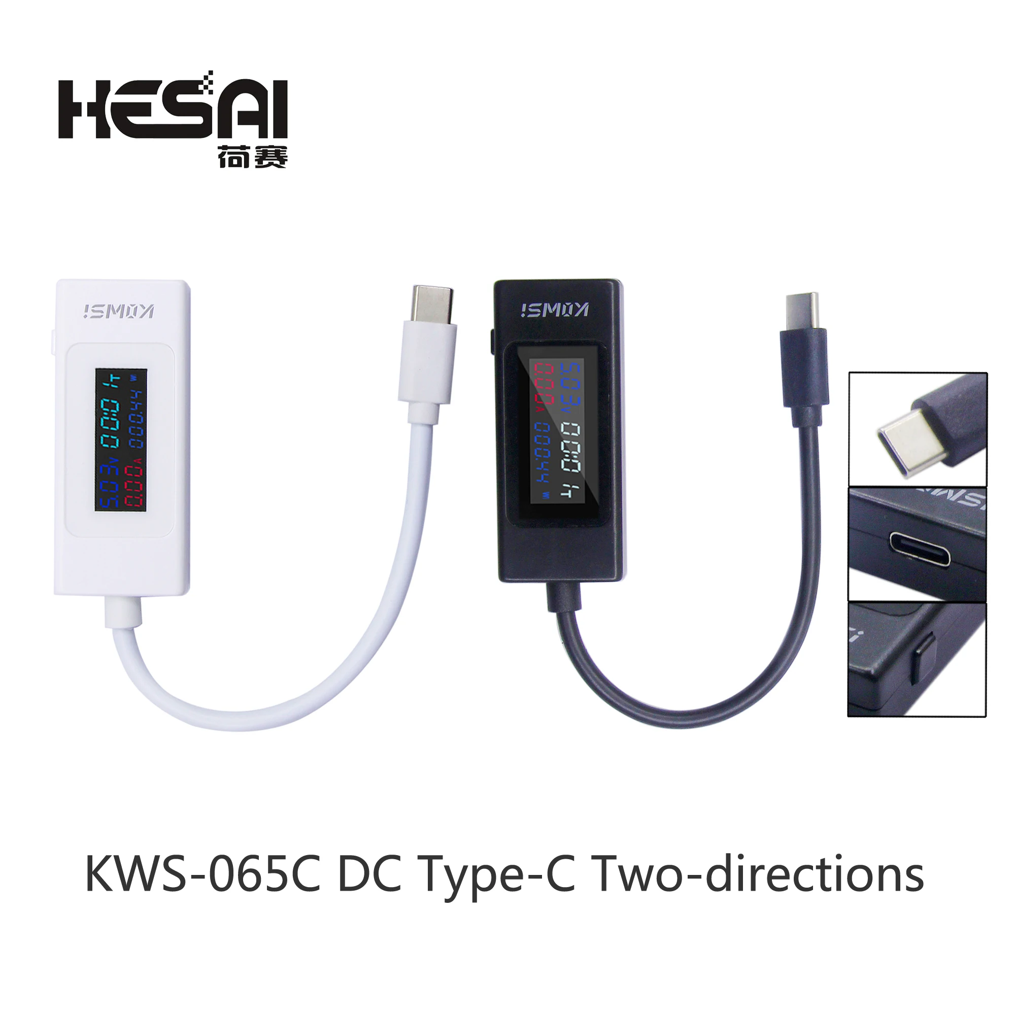 KWS-11VA/KWS-MX18L/KWS-065C USB/Type-C rilevatore di tensione di corrente Tester batteria voltmetro amperometro caricatore medico