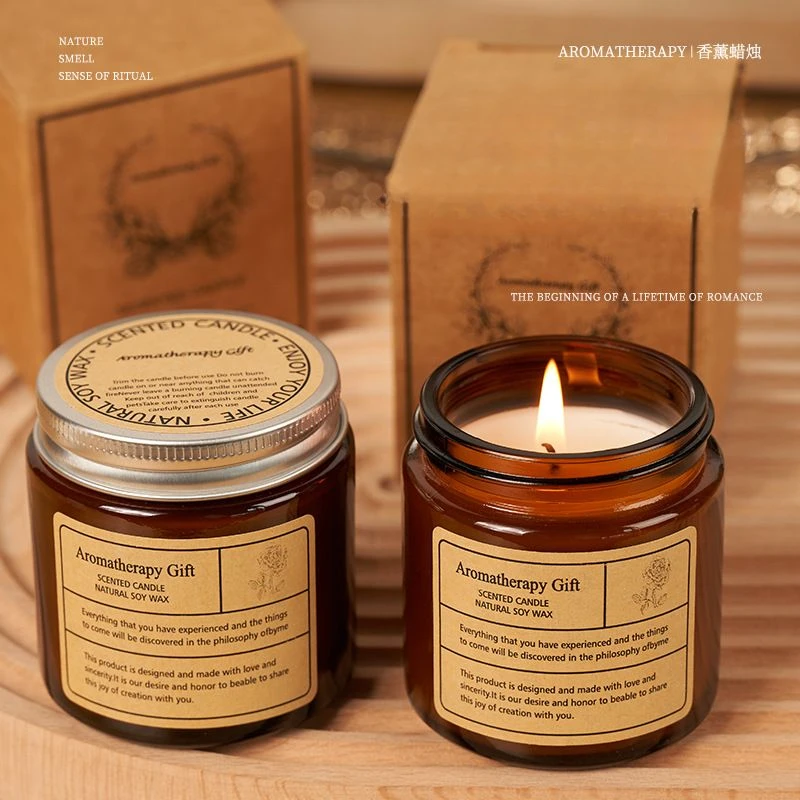 Cross Border Tea Scented Candle Cups Romantic Fragrances for Home Bedrooms Souvenirs Indoor Soy Wax Scented Candles Wholesale