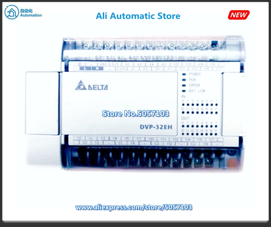 DVP32EH00R3 32-Point Host 16DI 16DO Relay 250VAC 24VDC 2A 4-Channel 200K Input New