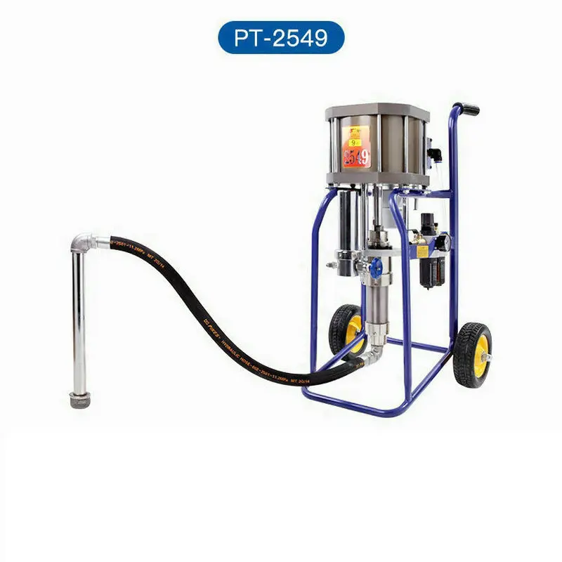 

PT-2549 33L/Min Flow Plunger High Pressure Pneumatic Paint/Coating Spraying Machine