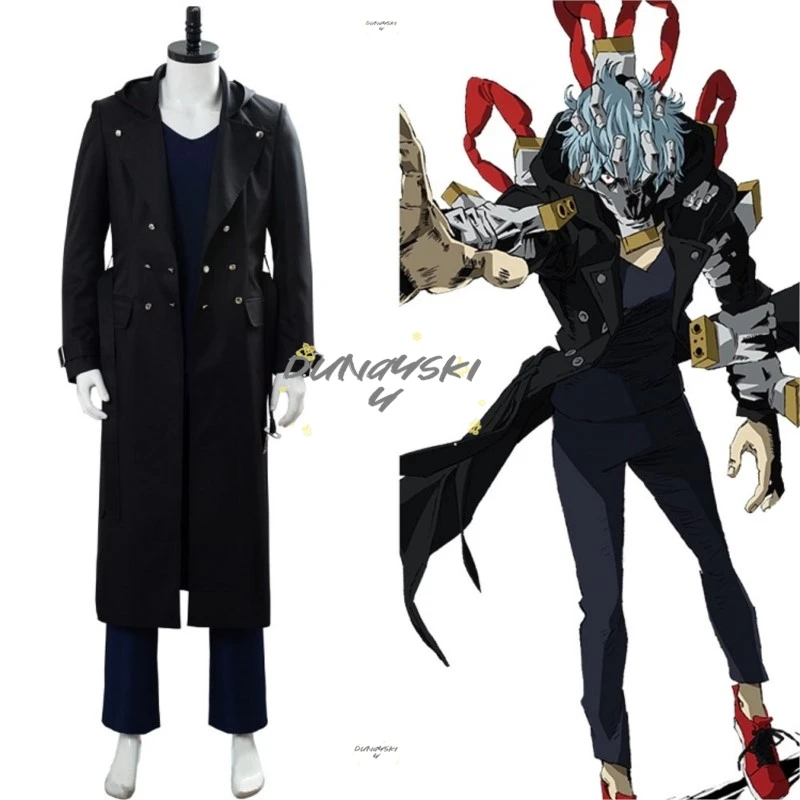 League of Villains Shigaraki Tomura Cosplay Costume My Hero Dark Villain Outfit Halloween Jacket Anime Character view 5
