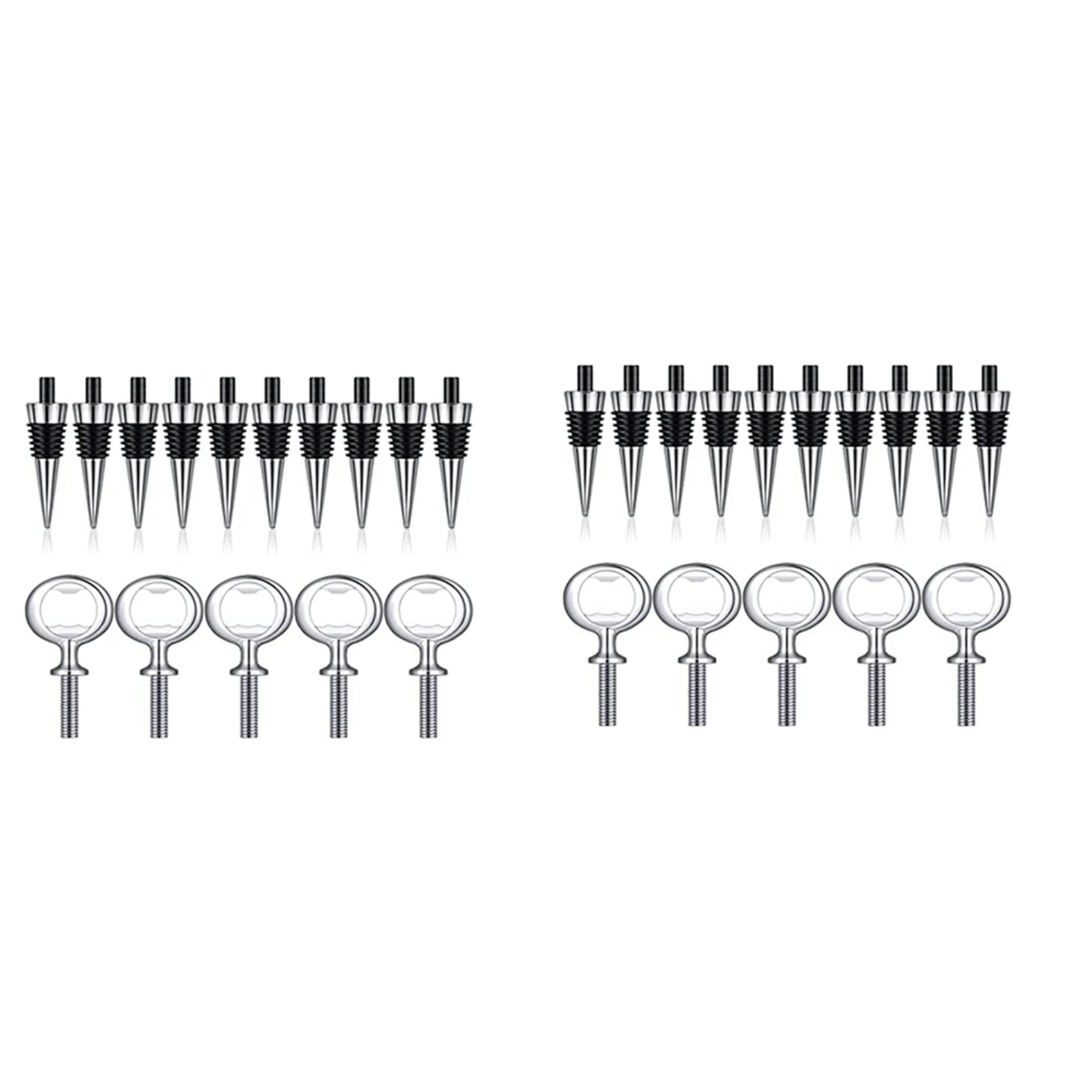 

A92P 20 шт. пробка для вина и 10 шт. пустая открывалка для бутылок открывалка для бутылок вставки набор фурнитуры для свадебной вечеринки поворот DIY