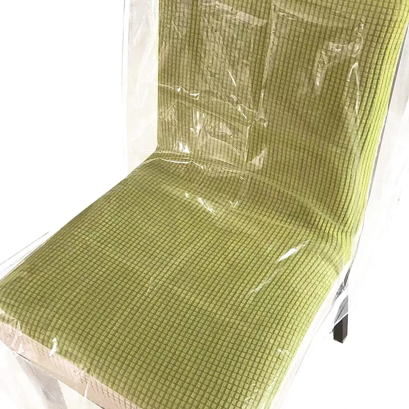 Transparent Plastic Chair Cover, Protective Cover, Waterproof, Dining Chair Slipcover, Anti Scratch, EVA, 1 Pc, 2 Pcs, 4Pcs