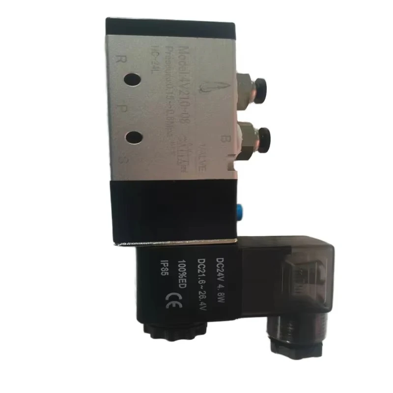 

IP65 Водонепроницаемый 4V210-08 Электромагнитный клапан DC24V 4.8W Базовый аксессуар для управления печатной машиной