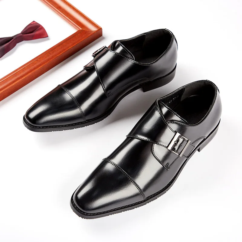 Handmade Men Formal Shoes Leather Business Dress Wedding Flats Man Office Luxury Male Breathable Oxfords Suit Shoes 2022