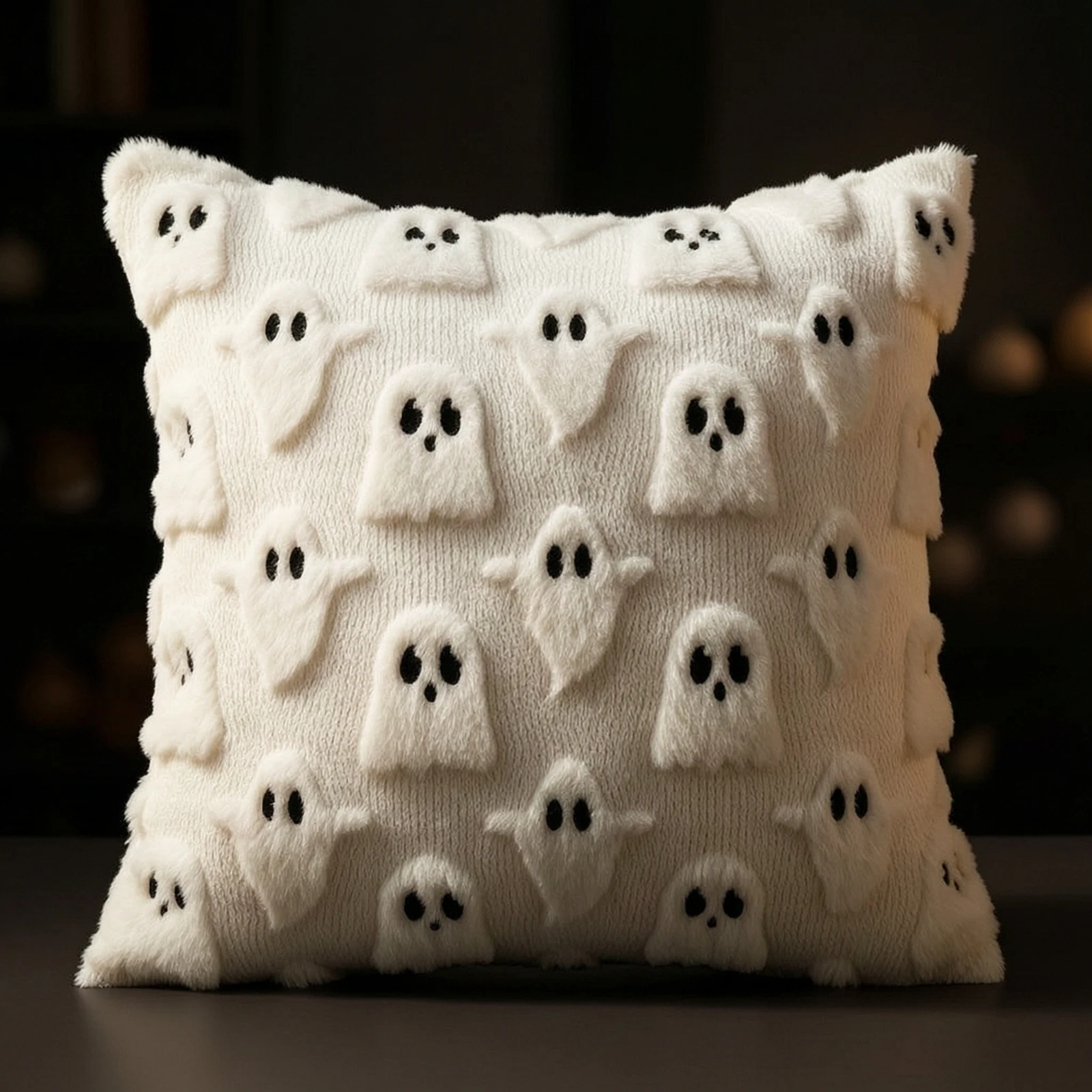 Throw Pillow Cover Embroidered Decorative Pillow Cover Pillowcase Square Vibrant for Sofa, Living Room