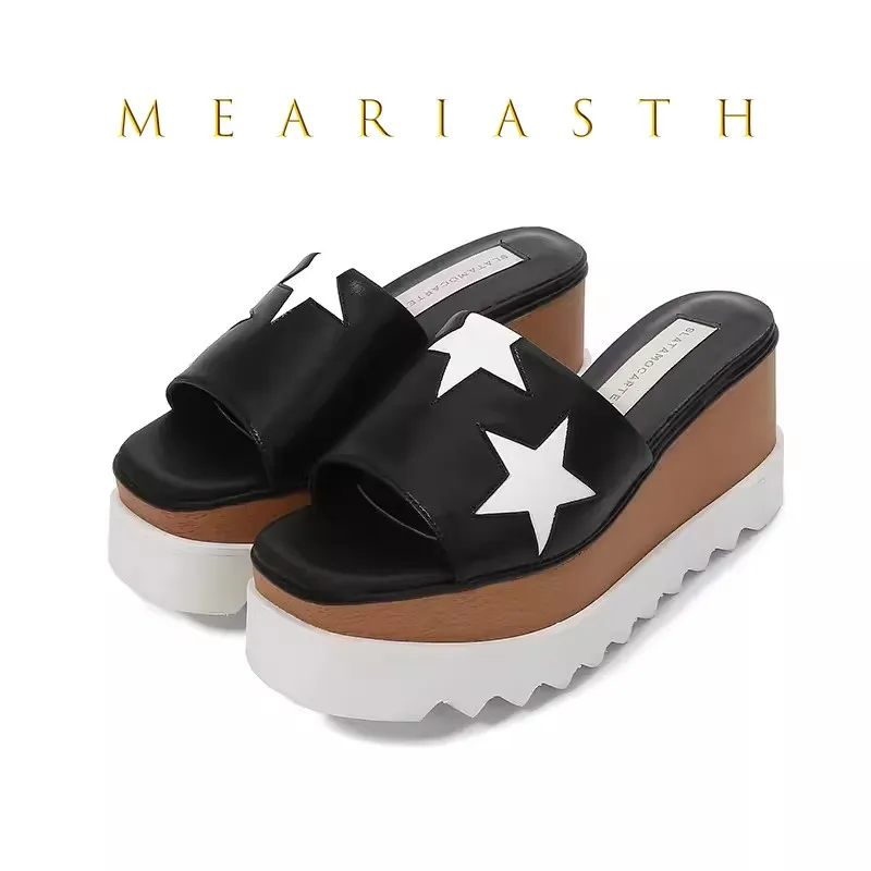 

2025 Big Size 41 Summer open toe Platform Sandals Women Outdoor Slides Slippers Vintage Rivets High Heels flat Wedges Shoes