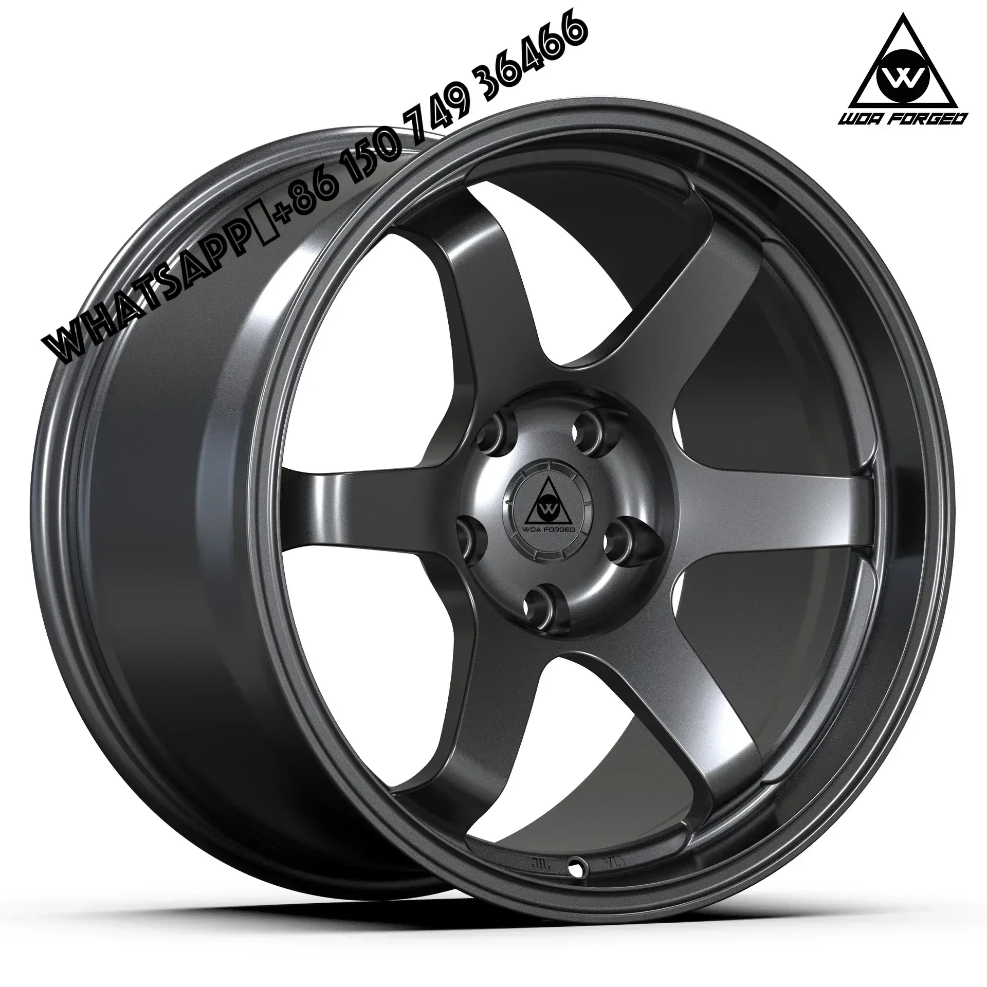 

6061-T6 WOAFORGED 5x100 5x112 TE37 Saga Forged Sport Rim High Performance Track Wheels Forged Car Rims Bronze 5x114.3 17