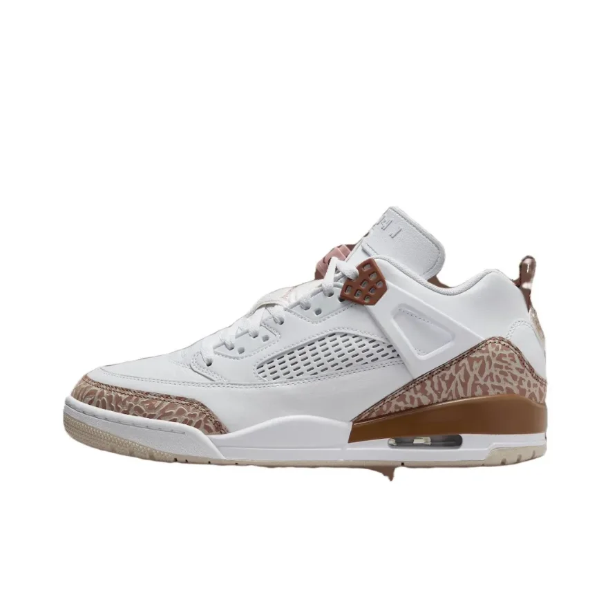 Nike Jordan Spizike Low Men sneakers Comfortable and hardwearing basketball shoes winter Classic Retro Trend casual shoes brown