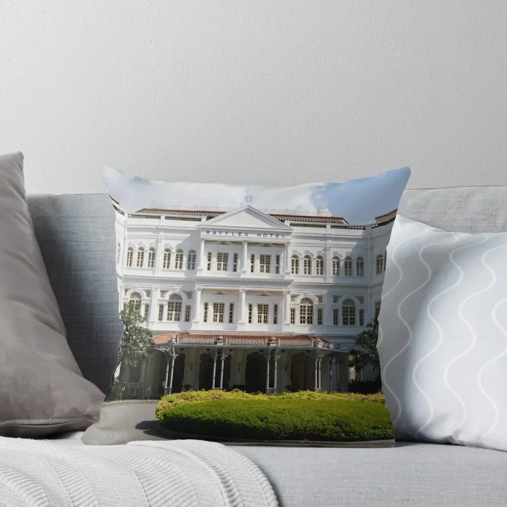 Raffles Hotel, Singapore Throw Pillow christmas supplies Throw Pillow Decorative Sofa Cushion pillow