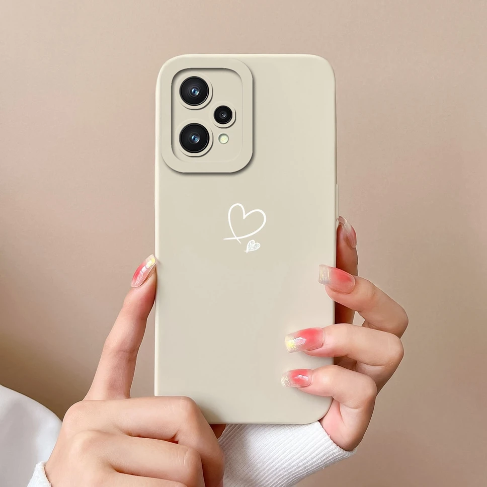 For Realme 9 Pro Plus Case Lovely Dinosaur Liquid Silicone Soft Ultra Thin TPU Shockproof Phone Cover For Realme9 9Pro+ Fundas