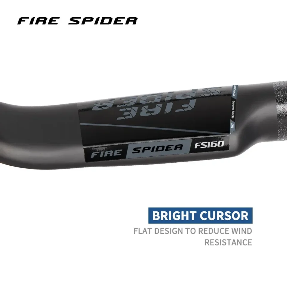 FIRE SPIDER Carbon Fiber Road Bicycle Handlebar Ultralight Carbon