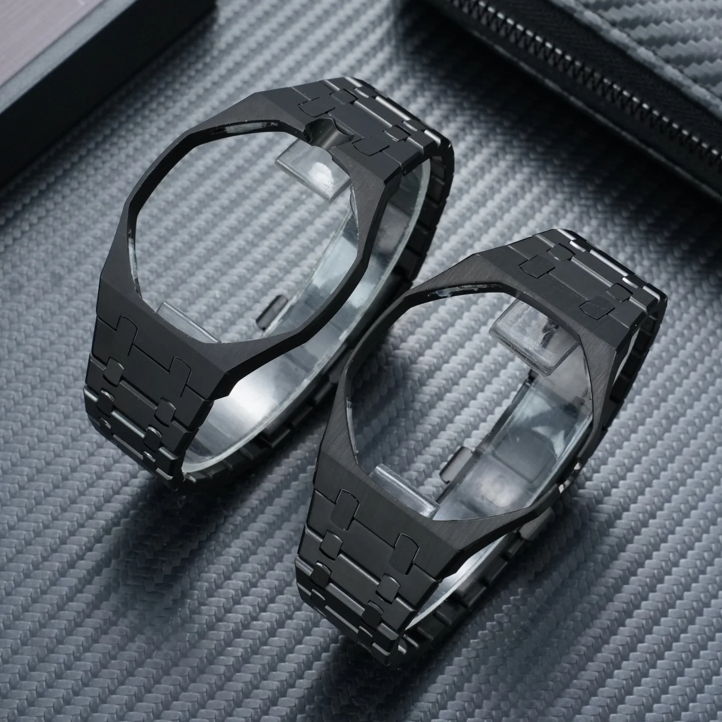 Modified Stainless Steel Watch Mod Kit For AP x Swatch Royal POP SSX03 Watch Case Strap Metal Band Shell Change to Wristwatch