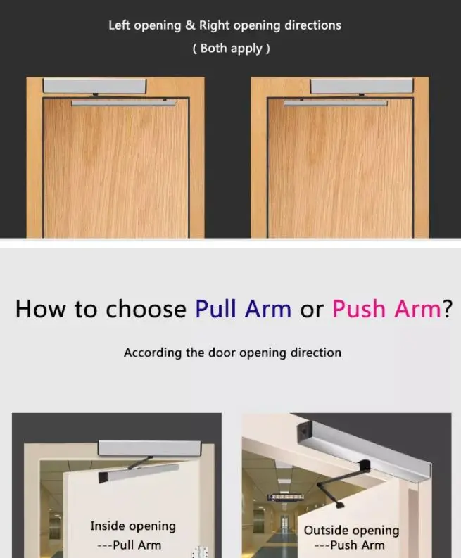 Hight Quality Remote Control Electronic Automatic Swing Door Opener for Intelligent Flat Door System