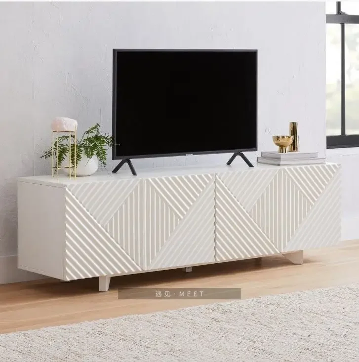 Factory Direct Sales Nordic Style Simple Modern TV Cabinet Locker Personalized Creative Paint Living Room Customization