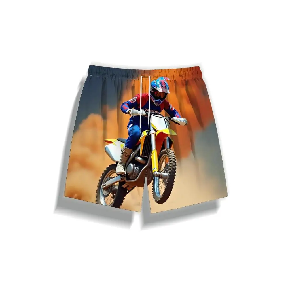 

1pcs Men's Short swim trunks2026 Summer 3D Printed Short sleeve Breathable Polyester Quick drying running