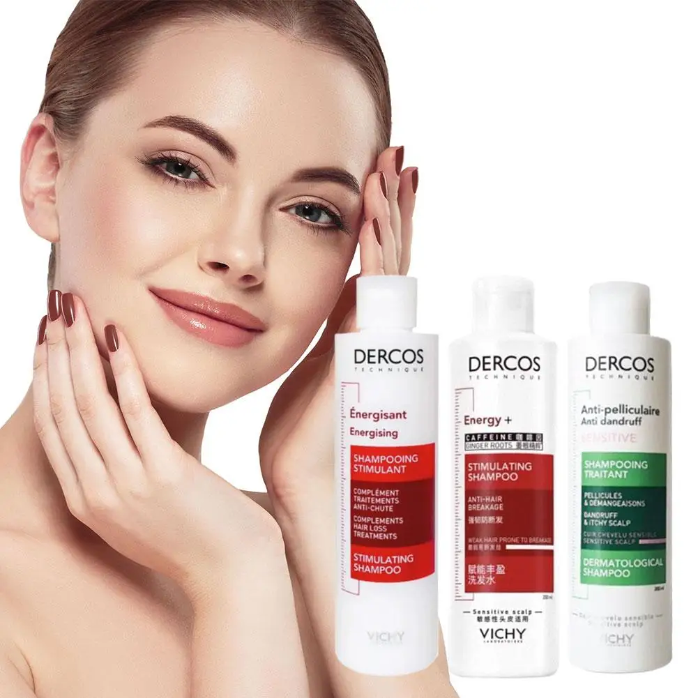 

Vichy 200ml Shampoo Red/Green Label Remove Oil Bottle Anti-Dandruff Improve Head Itch Anti-Dandruff Repair Soothing Refreshing