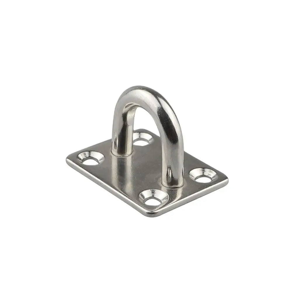 Stainless Steel 304 Square door buckle boat buckle yacht ship playground facilities safety fixed grommet plate