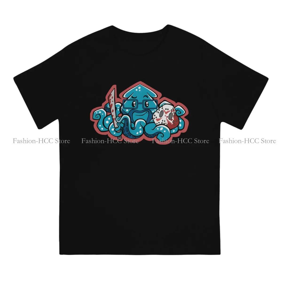 Octopus TShirt for Men Great Kraken Horror Humor Casual Tee T Shirt Novelty Trendy Fluffy